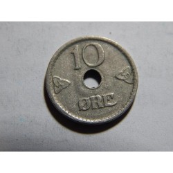 Norsko 10 Øre 1947 XF č05365 