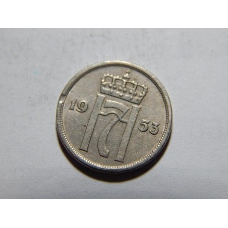 Norsko 10 Øre 1953 VF č05388 
