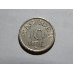 Norsko 10 Øre 1953 VF č05388 