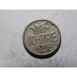 Norsko 10 Øre 1961 XF č05301 