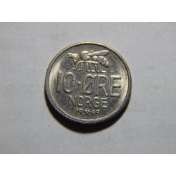 Norsko 10 Øre 1969 XF č05326 