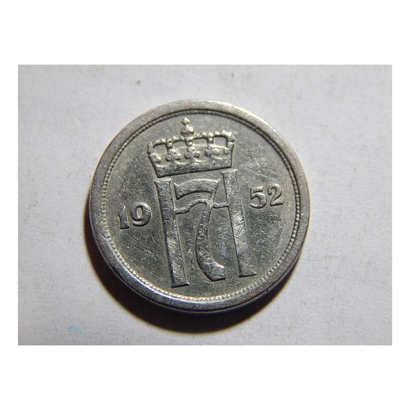 Norsko 25 Øre 1952 XF č05336 Norsko 25 Øre 1952 XF č05336