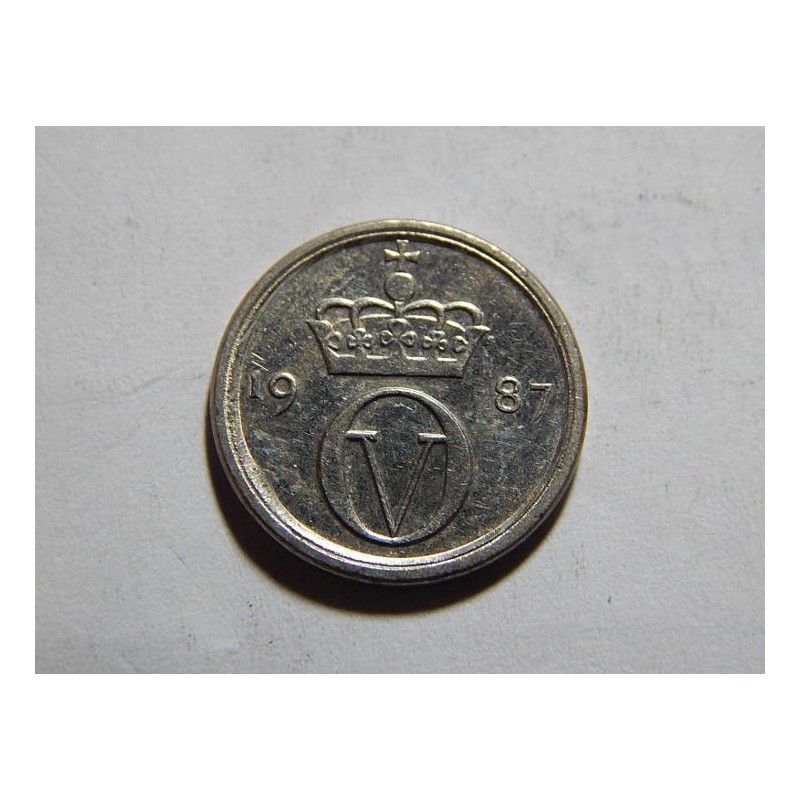 Norsko 10 Øre 1987 XF č05371 Norsko 10 Øre 1987 XF č05371