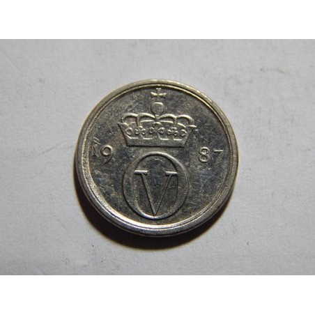 Norsko 10 Øre 1987 XF č05371 