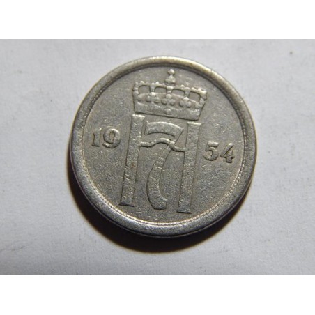 Norsko 25 Øre 1954 XF č05354 