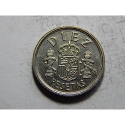 Španělsko 10 Pesetas 1983 XF č05687 