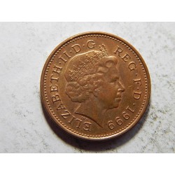 Anglie 1 Penny 1999 UNC č05939 
