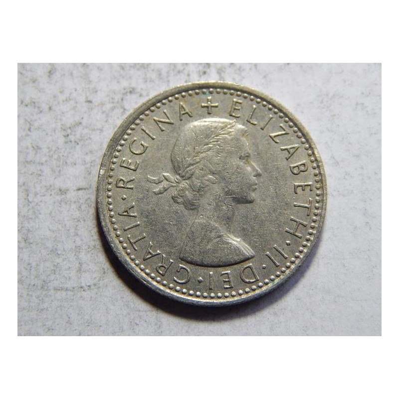 Anglie 6 Pence 1967 XF č05847 Anglie 6 Pence 1967 XF č05847