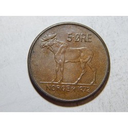 Norsko 5 Øre 1972 XF č38014 