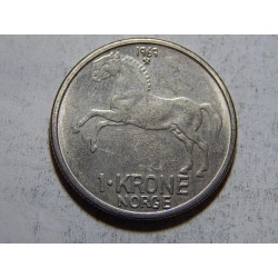 Norsko 1 Krone 1969 XF č38086 