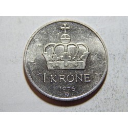 Norsko 1 Krone 1976 XF č38028
