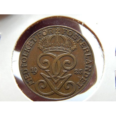 Sweden 2 Öre 1925 XF-UNC č00576