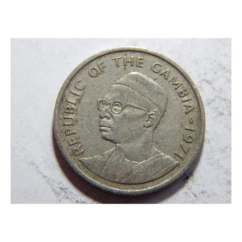 Gambie 25 Bututs 1971 XF č05925 Gambie 25 Bututs 1971 XF č05925