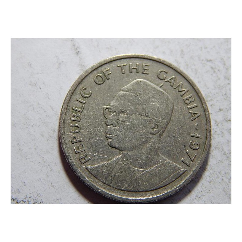 Gambie 25 Bututs 1971 XF č05921 Gambie 25 Bututs 1971 XF č05921