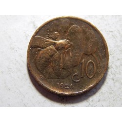 Itálie 10 Centesimi 1926 VF č05927 