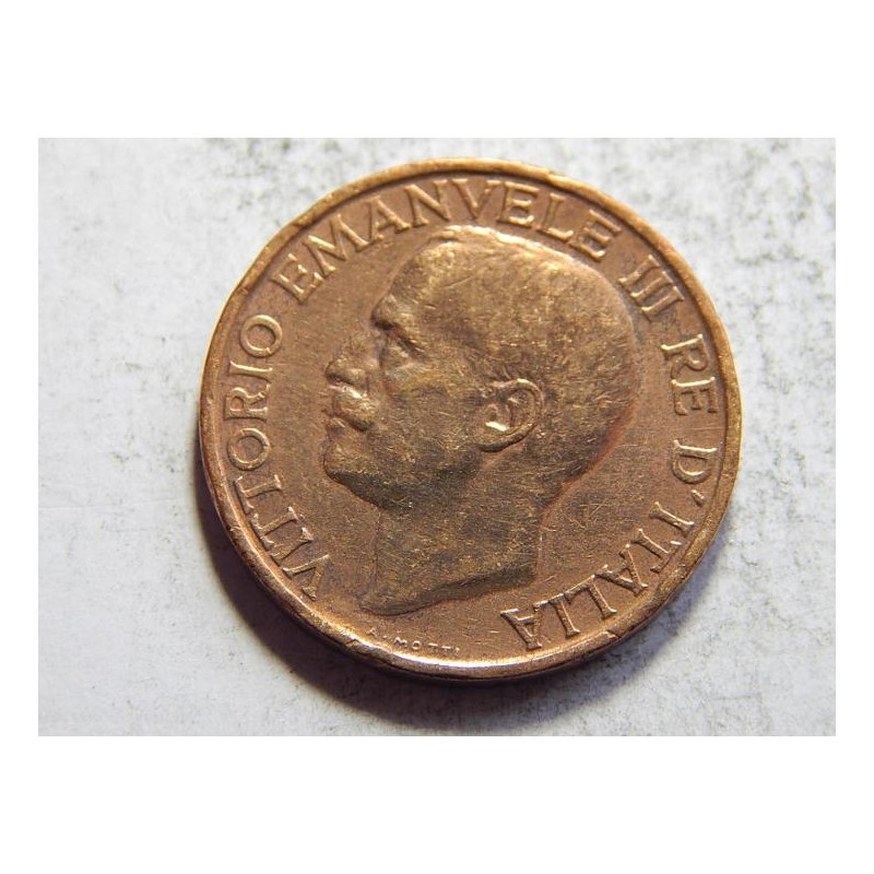 Itálie 10 Centesimi 1929 XF č05799 Itálie 10 Centesimi 1929 XF č05799