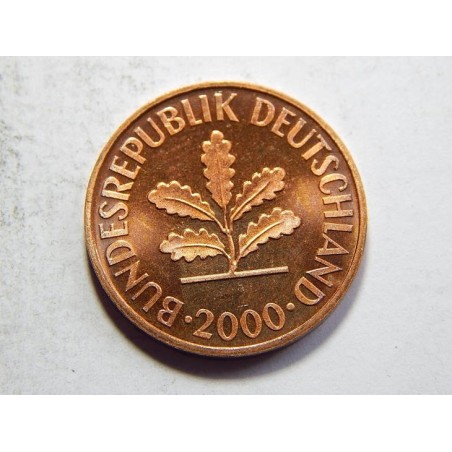 Německo BRD 2 Pfennig 2000 A UNC č05860 