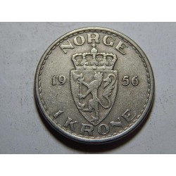 Norsko 1 Krone 1956 XF č37935 