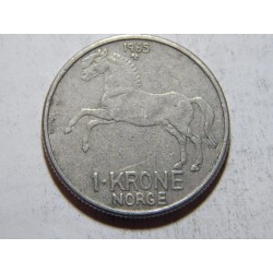 Norsko 1 Krone 1965 XF č38023 
