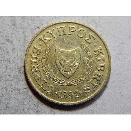 Kypr 5 Cents 1992 XF č05837 