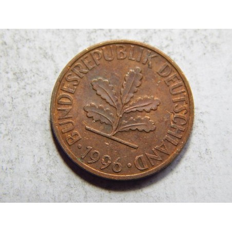 Německo BRD 2 Pfennig 1996 A F-VF č05716 