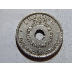 Norsko 1 Krone 1950 XF č38087 