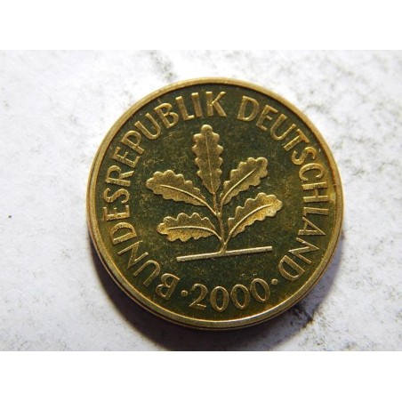 Německo BRD 5 Pfennig 2000 A XF-UNC č05945 (