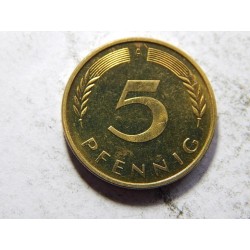 Německo BRD 5 Pfennig 2000 A XF-UNC č05945 (