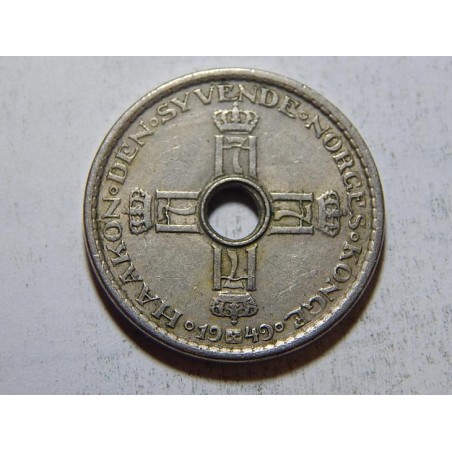 Norsko 1 Krone 1949 XF č38016 