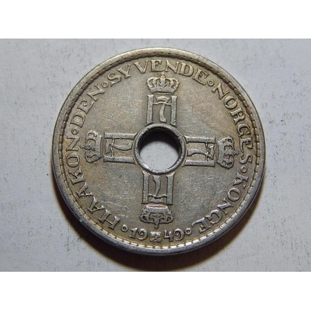 Norsko 1 Krone 1949 XF č37948 