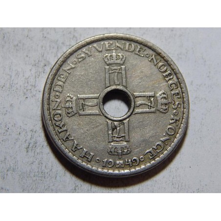 Norsko 1 Krone 1949 XF č38085 