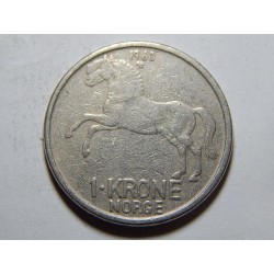 Norsko 1 Krone 1960 VF-XF č37929 