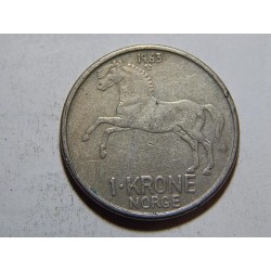 Norsko 1 Krone 1963 XF č37944 
