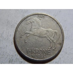 Norsko 1 Krone 1963 XF č38077 