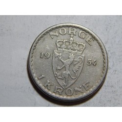 Norsko 1 Krone 1954 XF č38064 