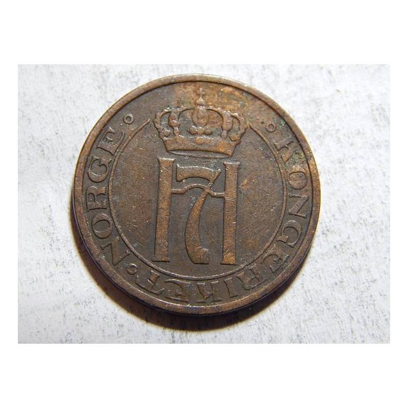 Norsko 2 Øre 1928 XF č38059 Norsko 2 Øre 1928 XF č38059