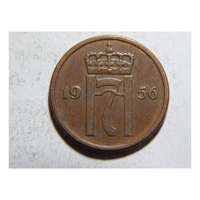 Norsko 2 Øre 1956 XF č37971 Norsko 2 Øre 1956 XF č37971