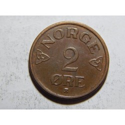 Norsko 2 Øre 1956 XF č37971 