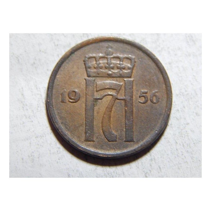 Norsko 2 Øre 1956 XF č38057 Norsko 2 Øre 1956 XF č38057