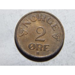 Norsko 2 Øre 1956 XF č38057 