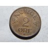 Norsko 2 Øre 1956 XF č38057 