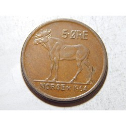 Norsko 5 Øre 1964 XF č38046