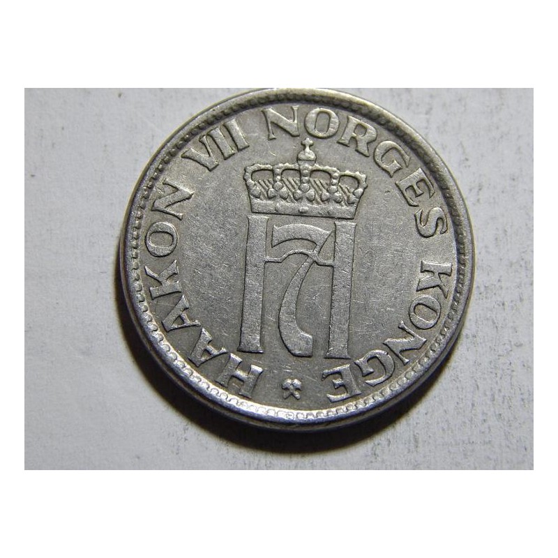 Norsko 50 Øre 1957 XF č37985 Norsko 50 Øre 1957 XF č37985