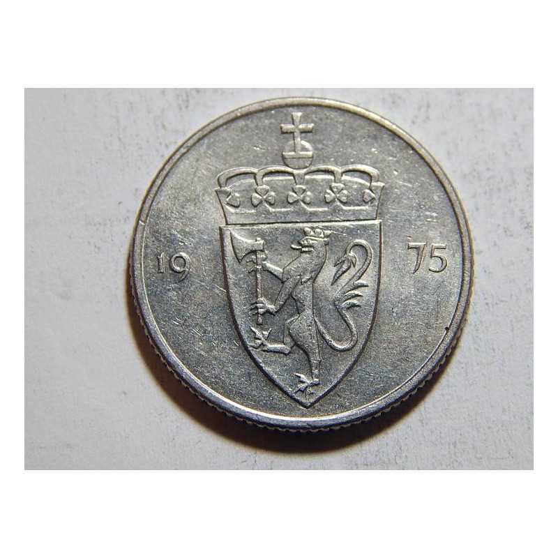 Norsko 50 Øre 1975 XF č37966 Norsko 50 Øre 1975 XF č37966