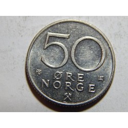 Norsko 50 Øre 1975 XF č37966 