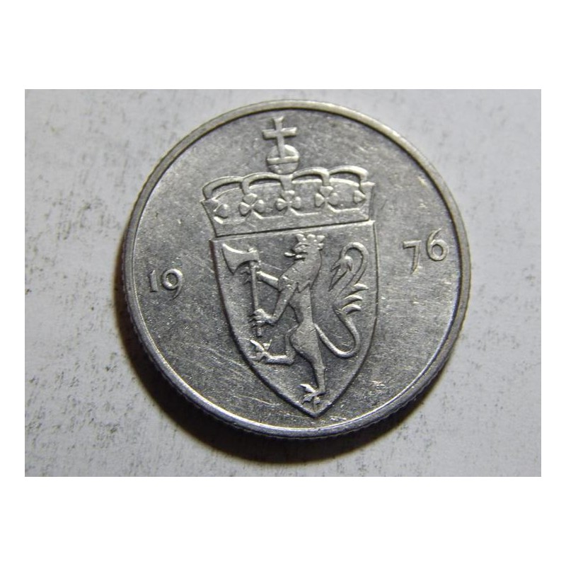 Norsko 50 Øre 1976 XF č37998 Norsko 50 Øre 1976 XF č37998