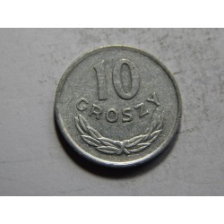 Polsko 10 Groszy 1976 XF č05684