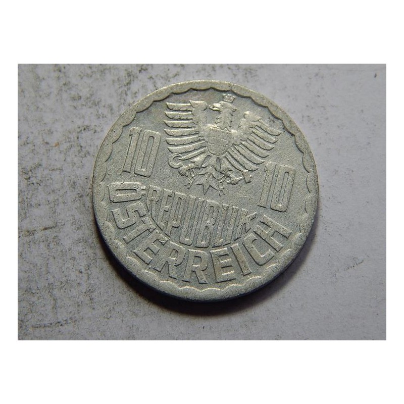 Rakousko 10 Groschen 1981 XF č05744 Rakousko 10 Groschen 1981 XF č05744