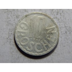 Rakousko 10 Groschen 1981 XF č05744 