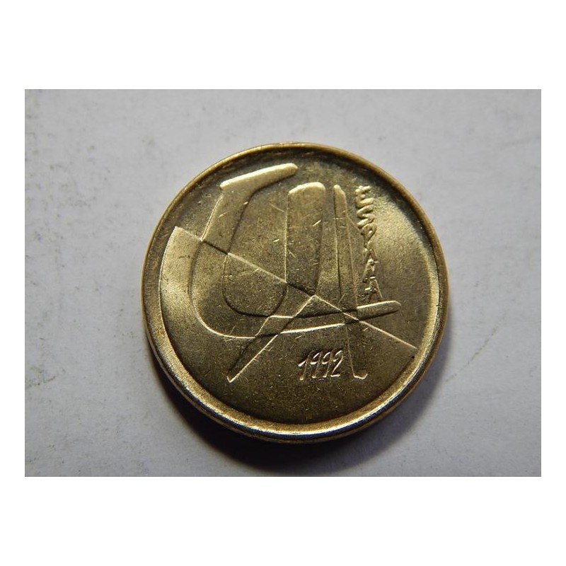 Španělsko 5 Pesetas 1992 XF č05863 Španělsko 5 Pesetas 1992 XF č05863